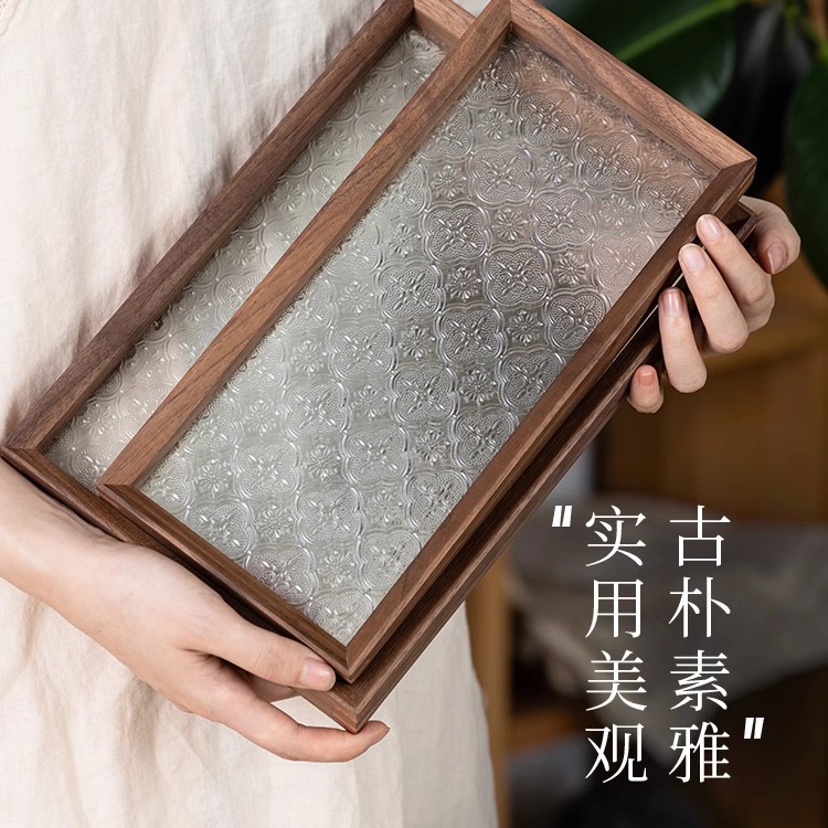 野里花间【念栖】北美黑胡桃木文房收纳盒：古韵新风，文人雅士的必备神器！