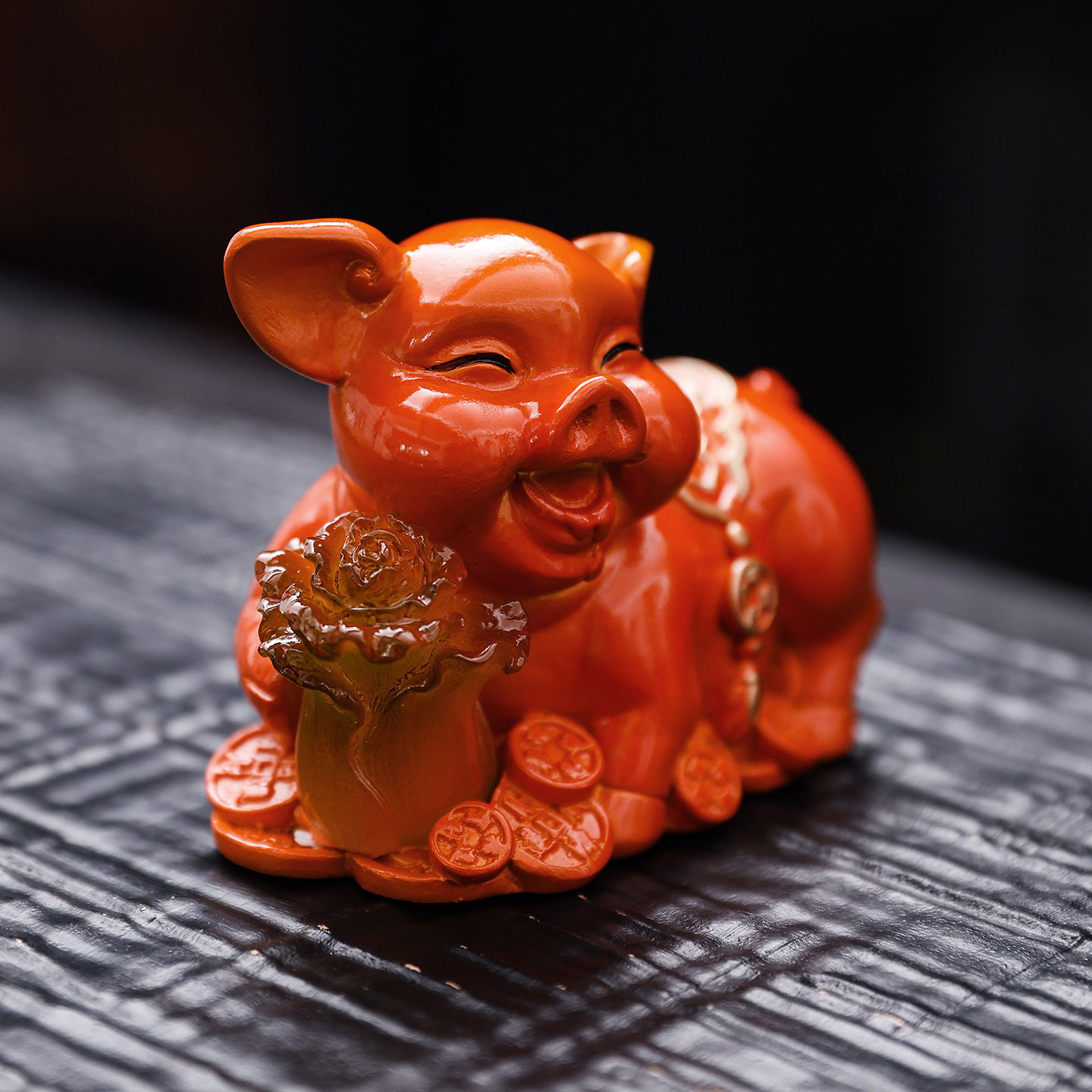 生肖变色福猪茶宠：萌趣招财，泡茶必备的创意装饰品！✨
