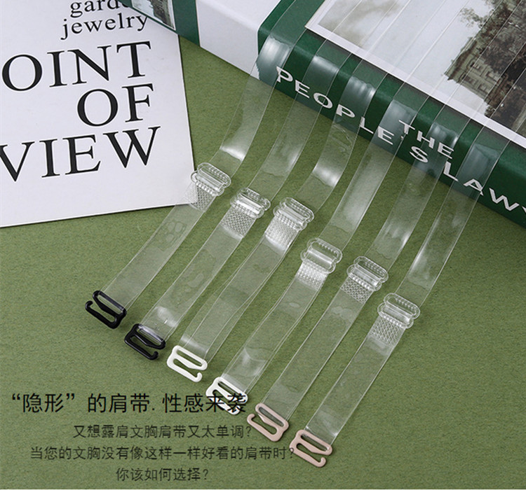 加长款55CM透明肩带挂脖文胸，解锁你的性感新姿势！✨