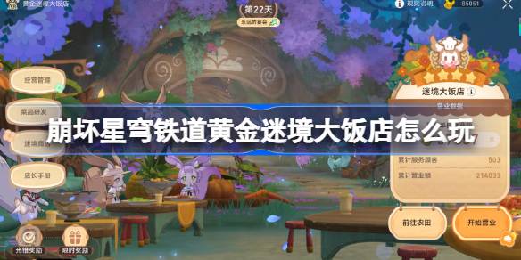 崩坏星穹铁道黄金迷境大饭店怎么玩 崩坏星穹铁道黄金迷境大饭店攻略
