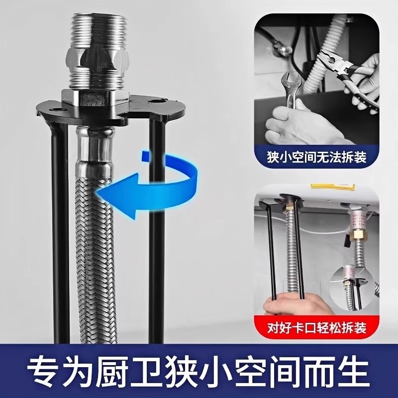 多功能十合一快扳手：装空调、修水管，一把搞定！你还在等什么？