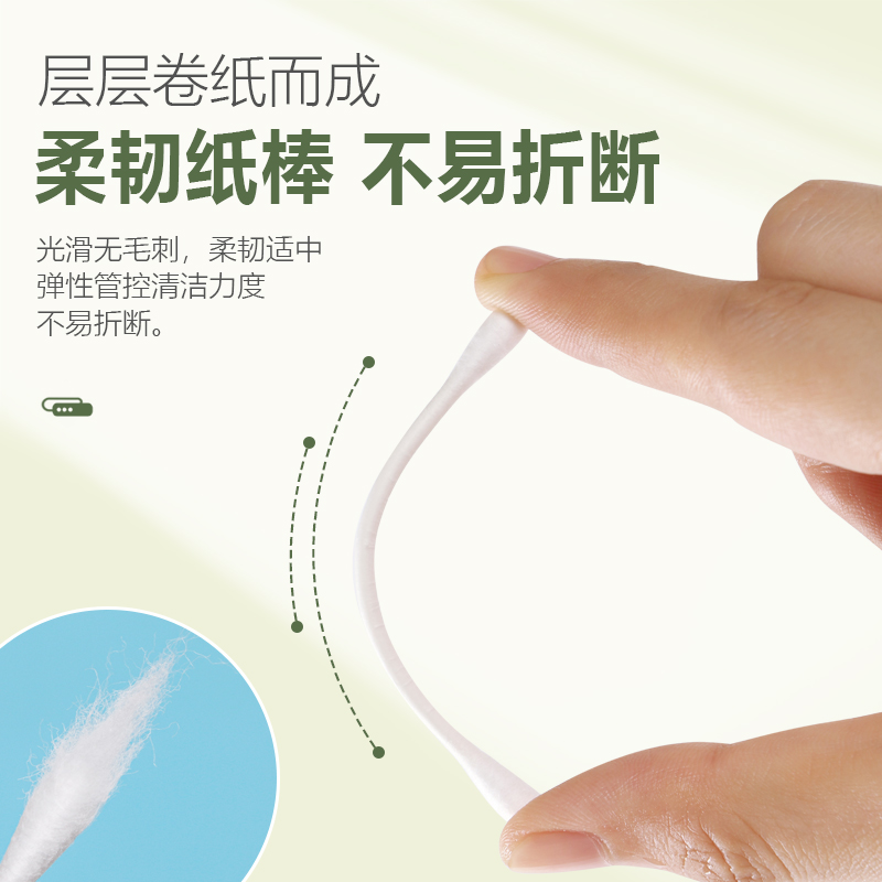 棉签棒新玩法：成人专用双头棉签，解锁耳朵清洁与美妆新体验！