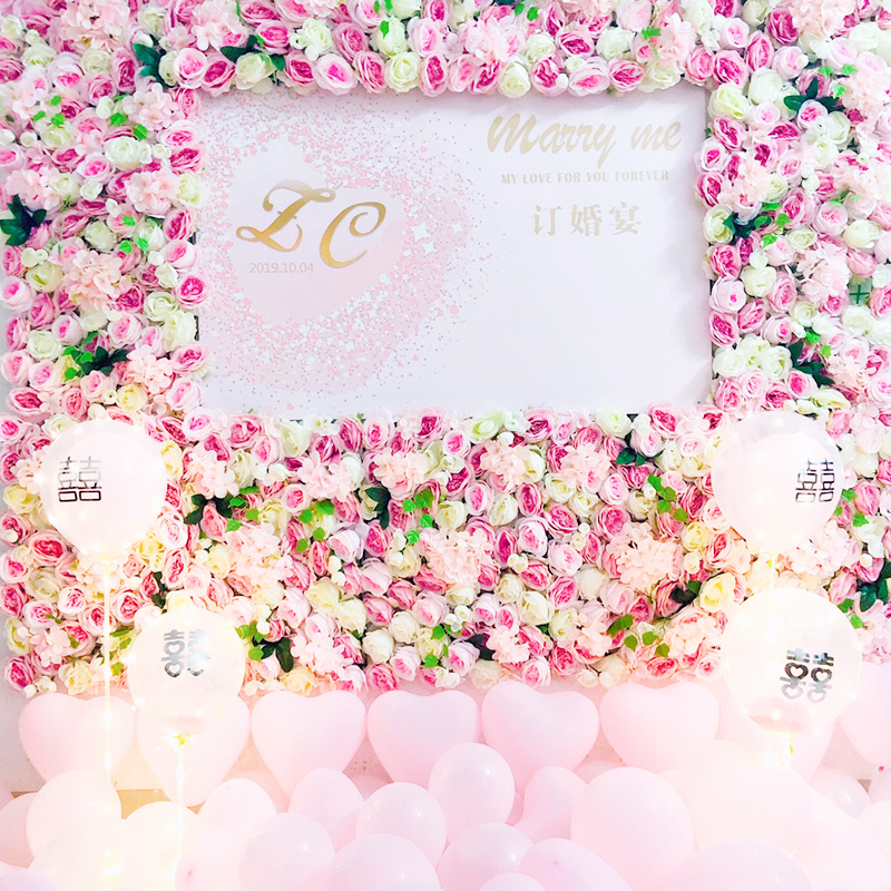 WELOVE粉色韩式新娘仿真花：让婚礼更加浪漫唯美的秘密武器