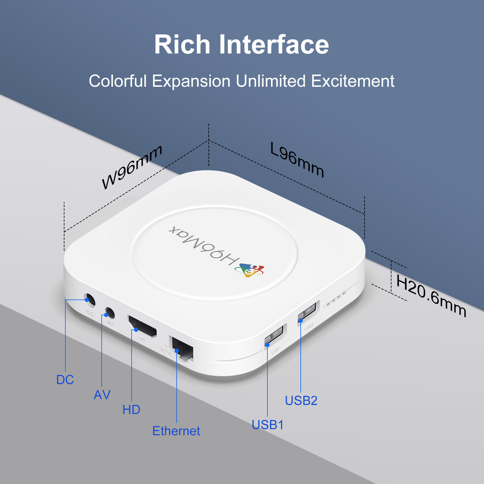 HK1 RBOX K8 RK3528电视盒：4G/64G Android 13双WIFI带蓝牙播放器，解锁家庭娱乐新方式！