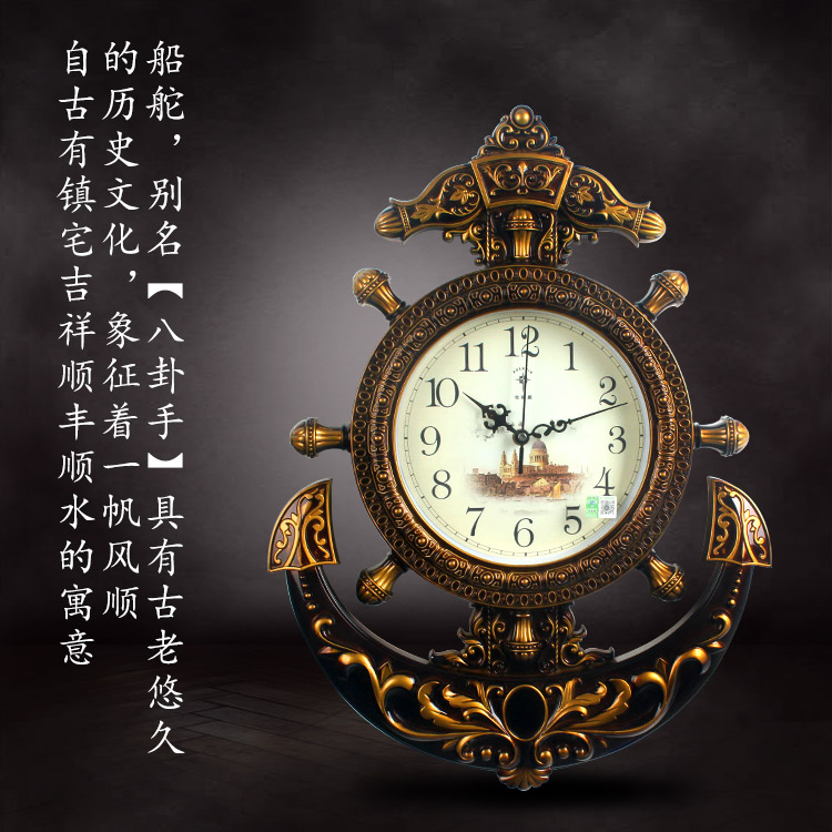 北极星法式中古风客厅时钟：复古与现代的完美碰撞