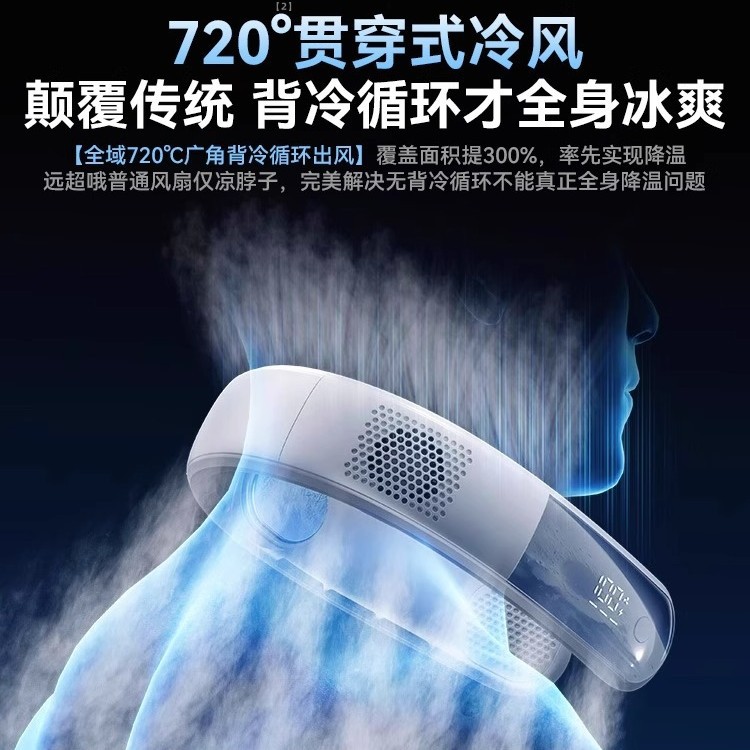 纽曼挂脖风扇2025新款：夏日救星，男女通吃的小巧神器！
