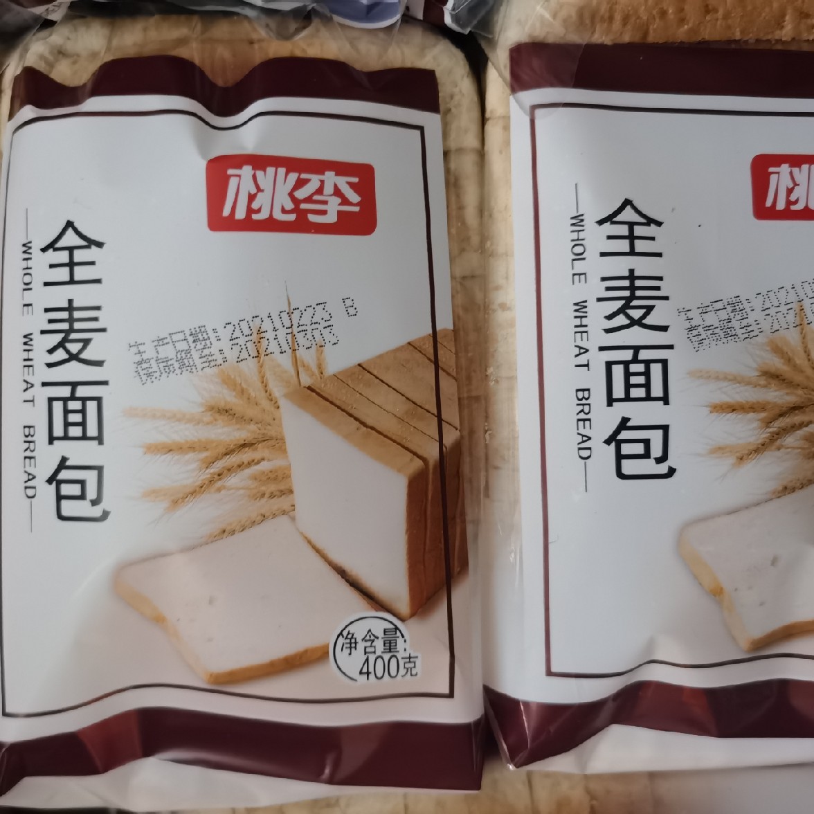 桃李焙软全麦切片面包：健康美味，370克/袋的早餐新宠！