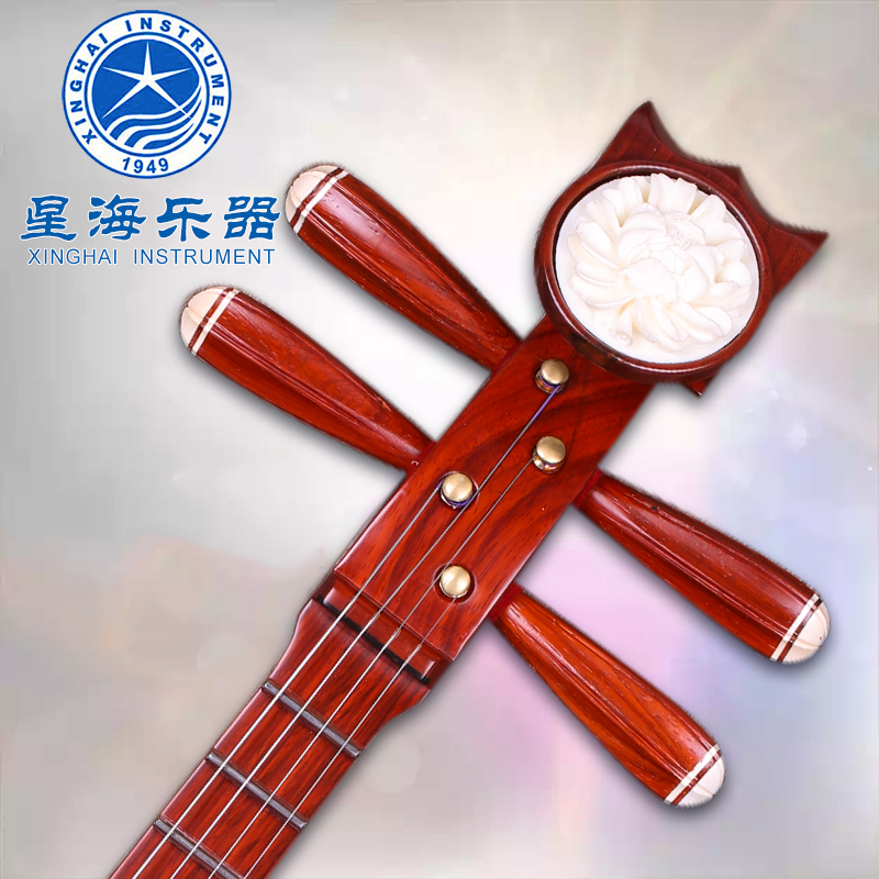 星海乐器8512中阮测评！花梨木中阮初学者必备，音色绝了！