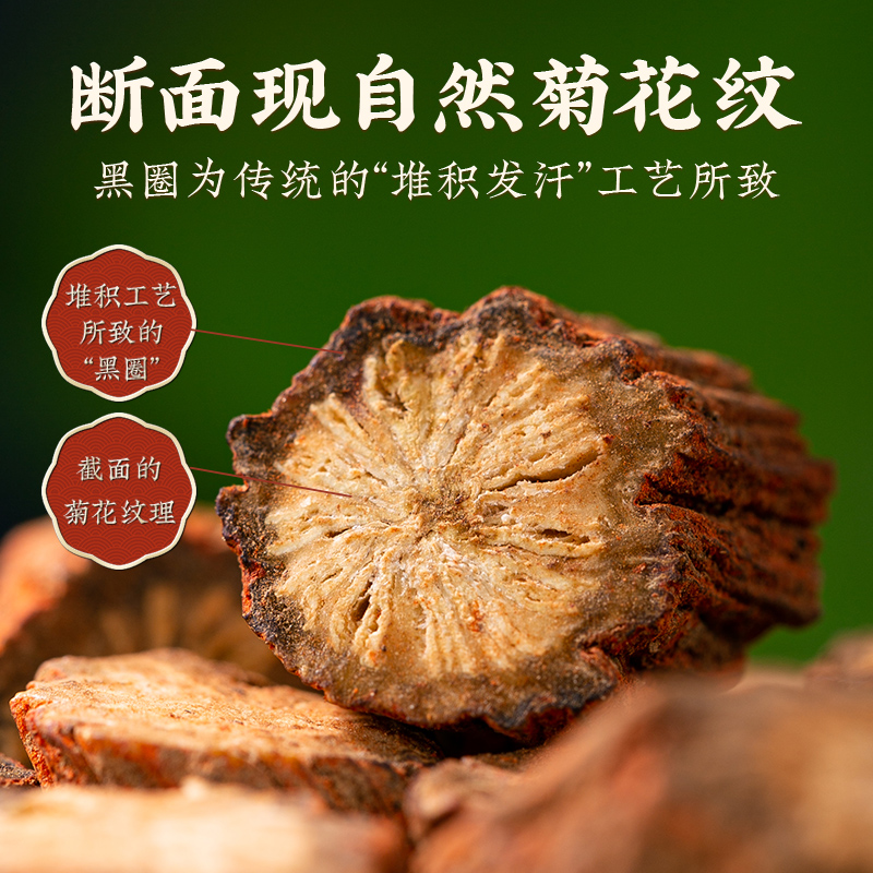 正宗紫丹参片泡水无硫丹参粉，500克丹参中药材，守护健康的天然良药！