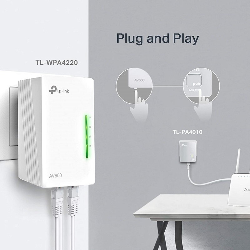 TP-LINK TL-PA500电力猫500M：家庭网络提速神器，告别Wi-Fi死角！