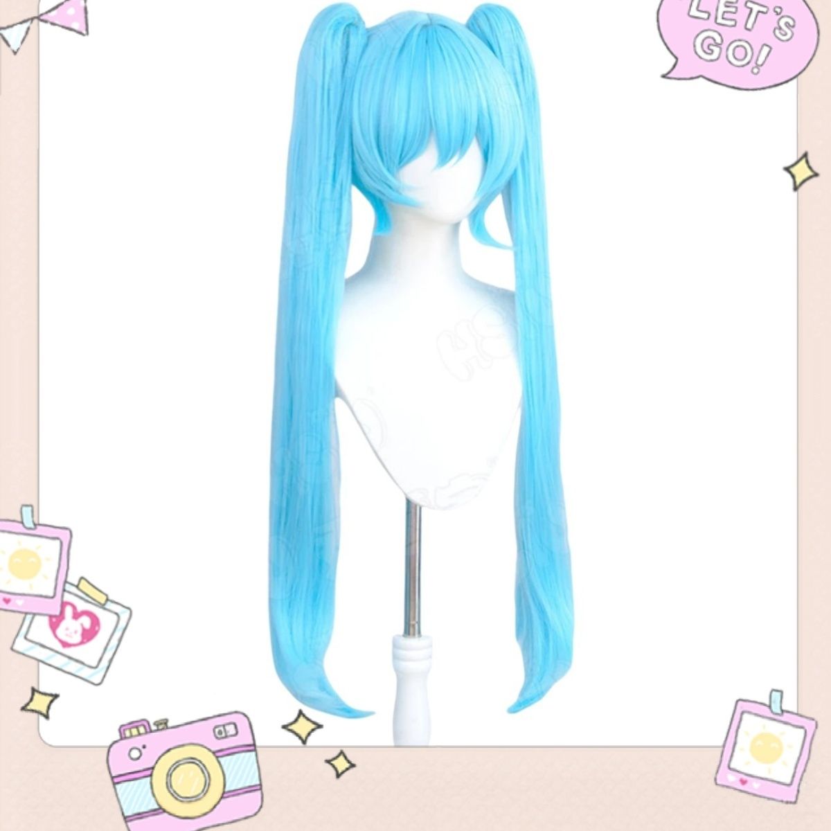 初音Miku特调双马尾假发：一秒穿越二次元，化身重音催眠师！✨