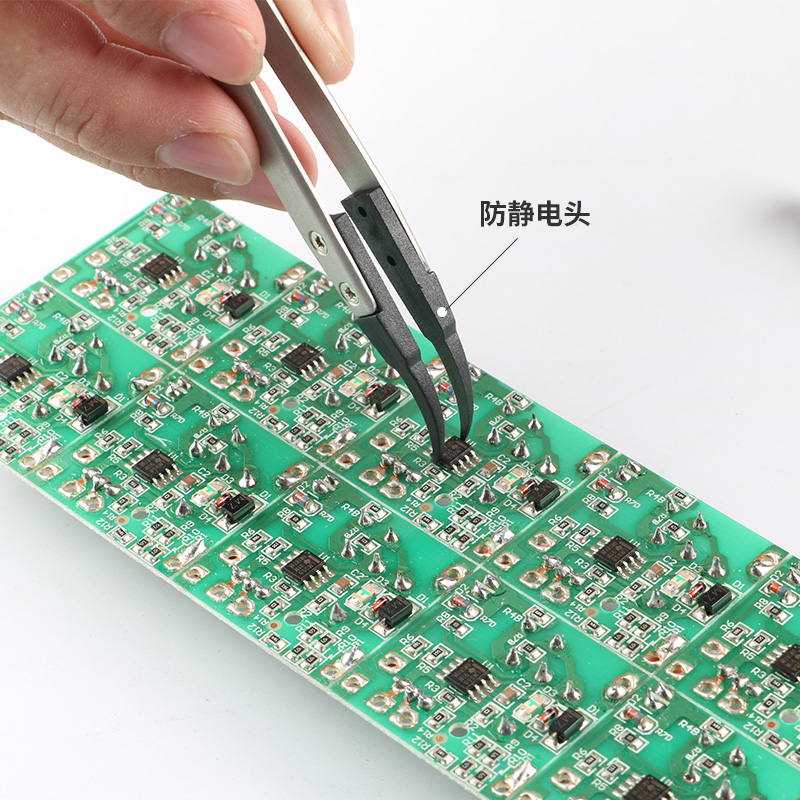 VETUS ESD-00防静电镊子：静电防护神器，电子组装必备良品！