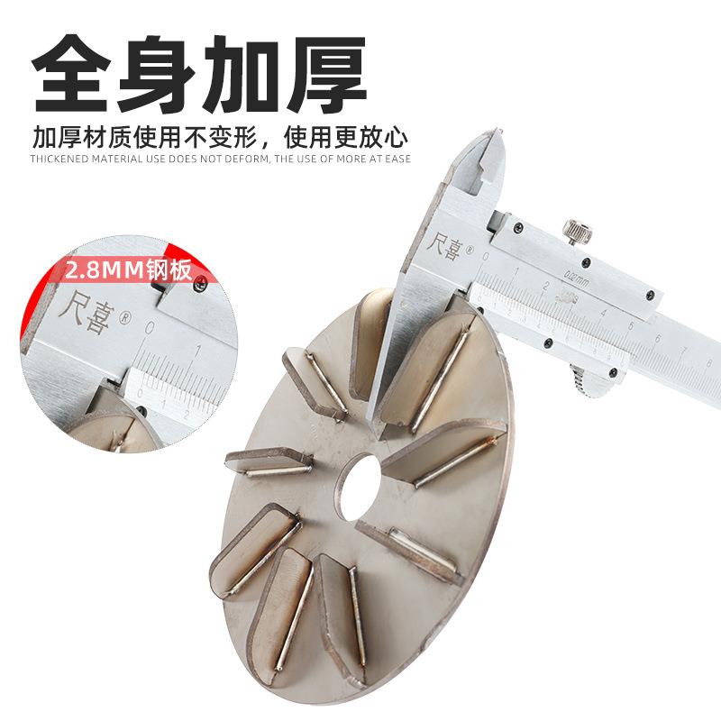 屠宰脱毛神器：不锈钢电动刀盘，轻松刮猪毛去牛羊毛！Sharper Than Ever! ✨
