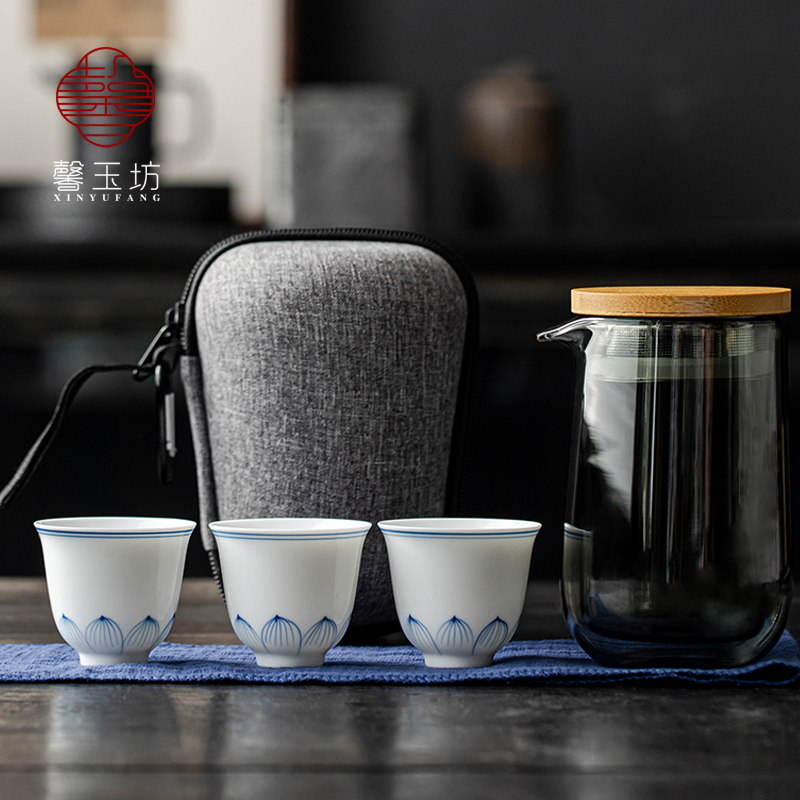 馨玉坊耐热玻璃茶壶：双层隔热，泡茶神器，让每一次泡茶都成为享受！✨