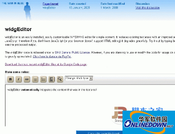 widgEditor 易于安装定制的编辑器v1.0.1PC版