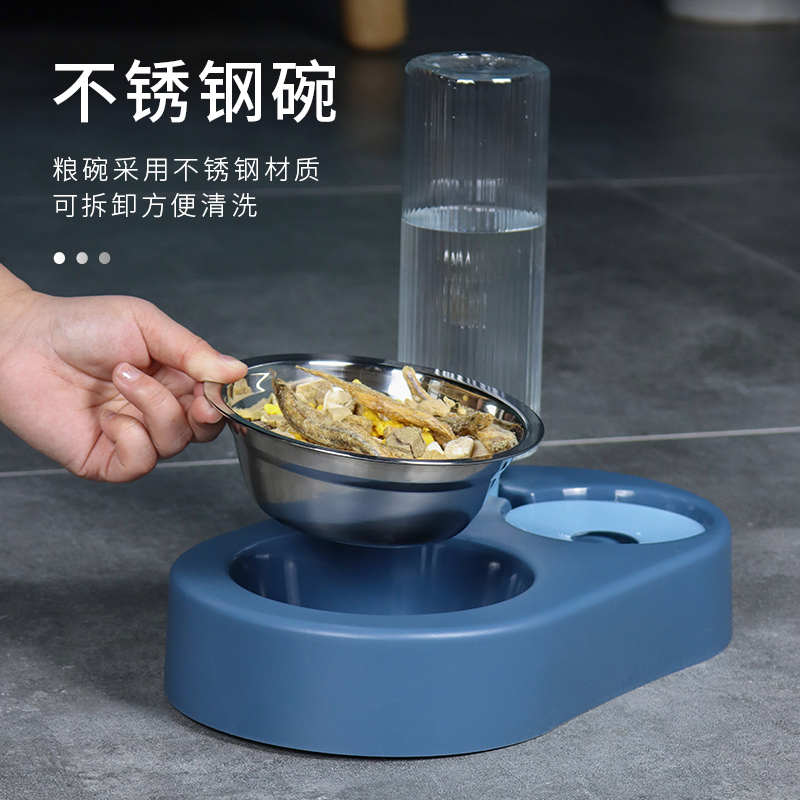 3.2L不锈钢宠物水碗自动猫饮水机：让猫咪喝水也能变得优雅！
