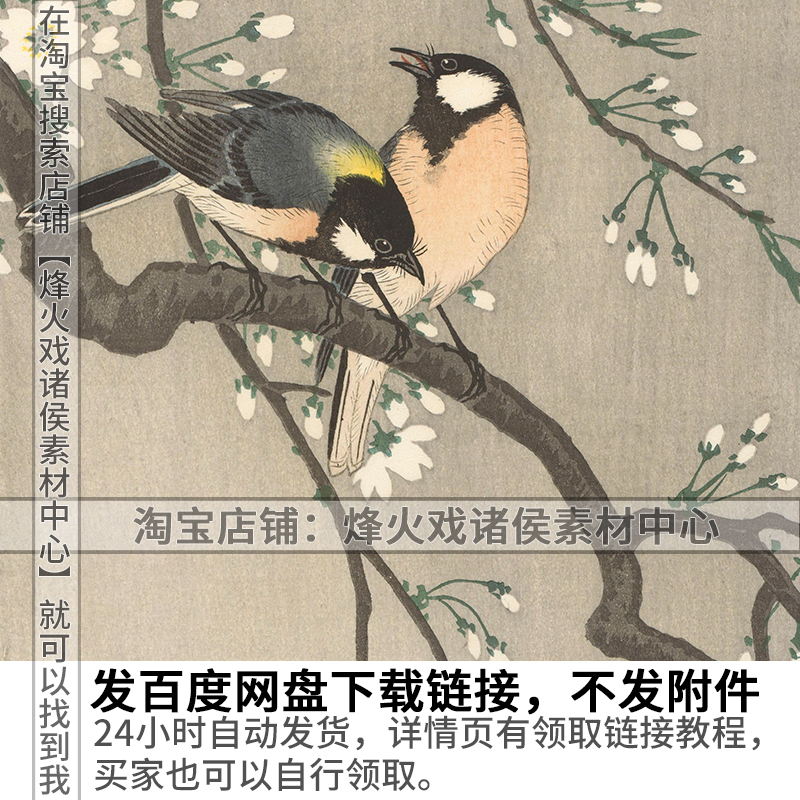 日本小原古邨浮世绘：穿越时空的艺术盛宴，电子版图片库全解析