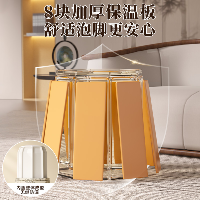 可折叠泡脚袋：便携养生神器，让你随时随地享受足浴SPA！✨