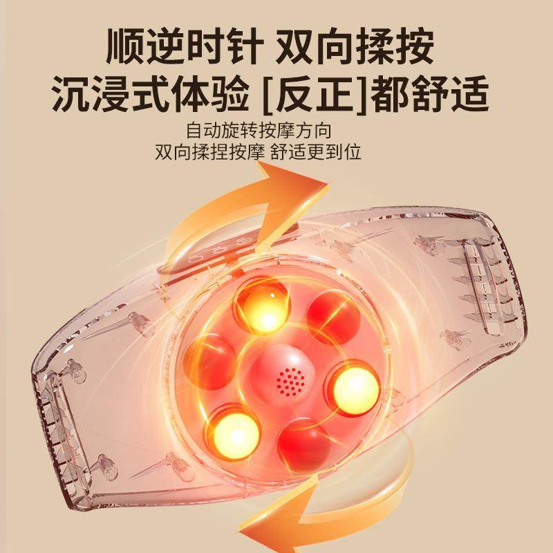 腹部按摩器揉肚子神器，告别便秘胀气，轻松瘦腰瘦肚子！