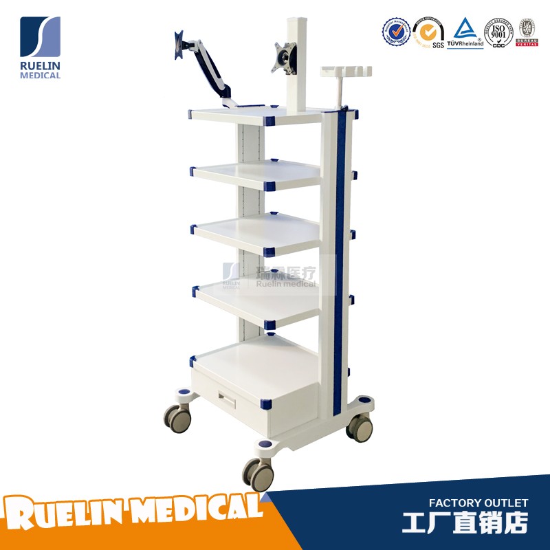 经济款内窥镜台车：高效理线神器，手术室必备良伴