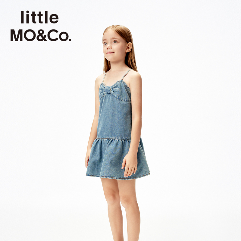 little moco童装25夏新款：甜酷风牛仔吊带裙怎么选？宝妈必看！✨