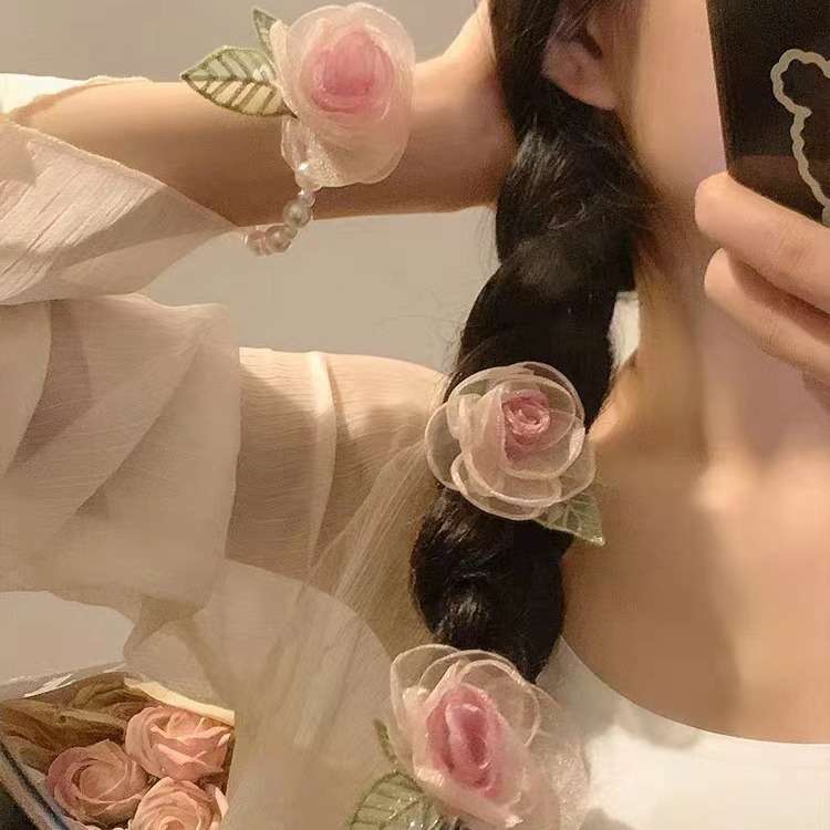 新娘必备！水钻手腕花太美了！韩式唯美手链，婚礼高定感爆棚