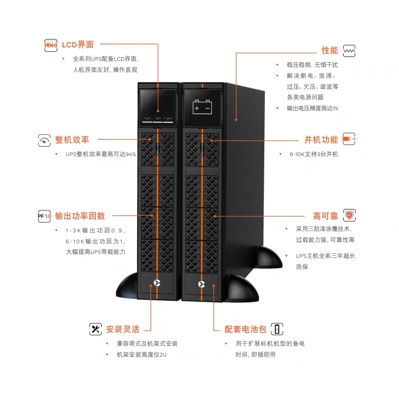 维谛艾默生UPS GXE系列：在线标长机防断电神器，守护你的设备无忧！⚡️