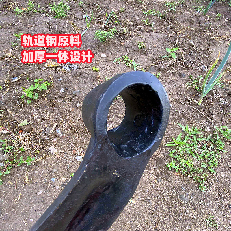 农用锄头家用种菜工具锰钢老式挖笋镐头开荒神器挖沟农具刨地撅头，助你变身农耕达人！