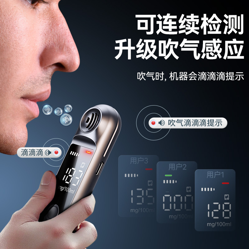 Lydsto酒精测试仪：告别酒驾，守护安全的智能神器️ алкотестер