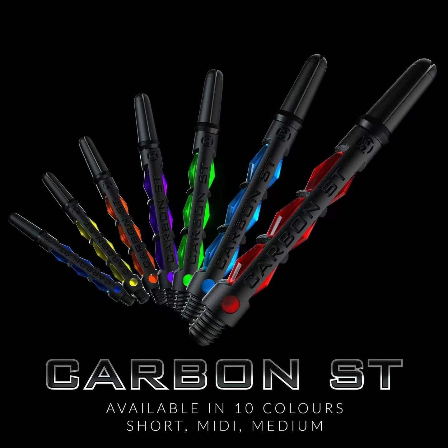 HARROWS Carbon ST Shafts：碳纤维飞镖杆，精准投掷的秘密武器！