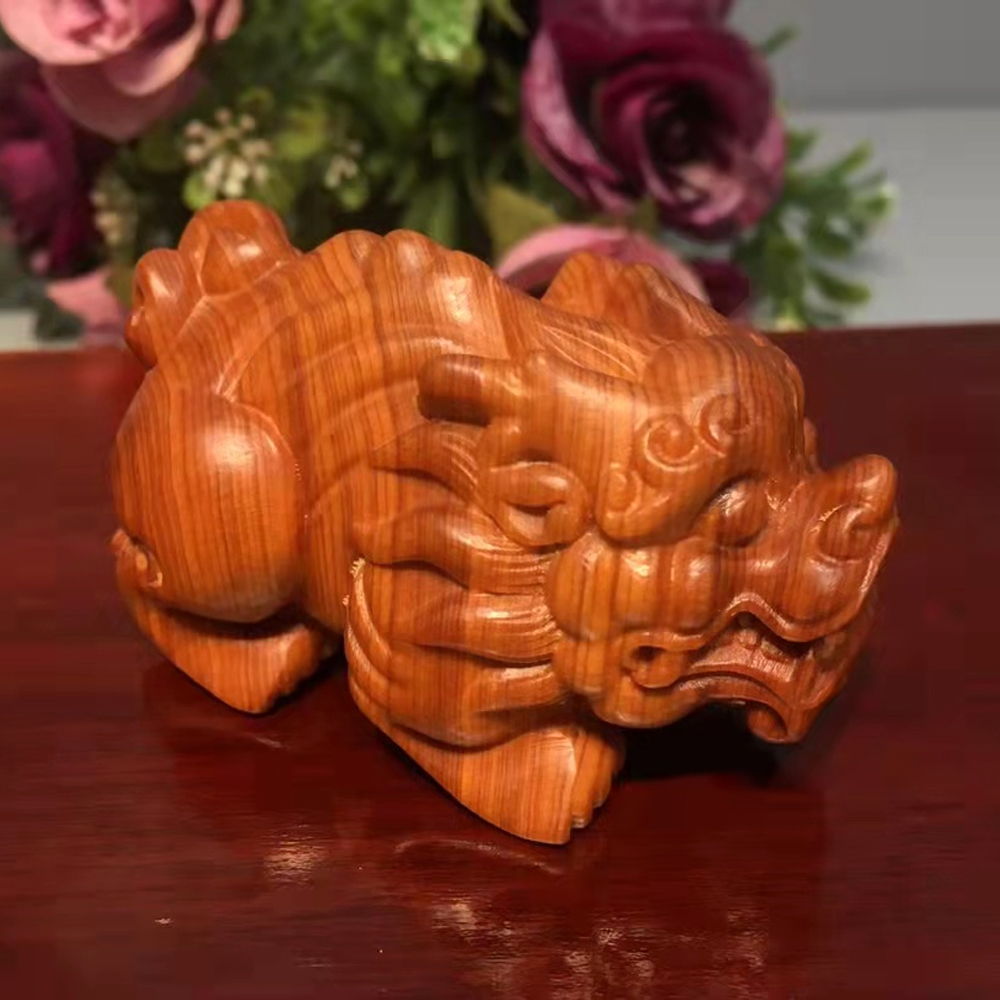 旧藏黄杨木精雕细琢茶铲，日进斗金文房茶宠摆件，收藏界的神秘瑰宝？