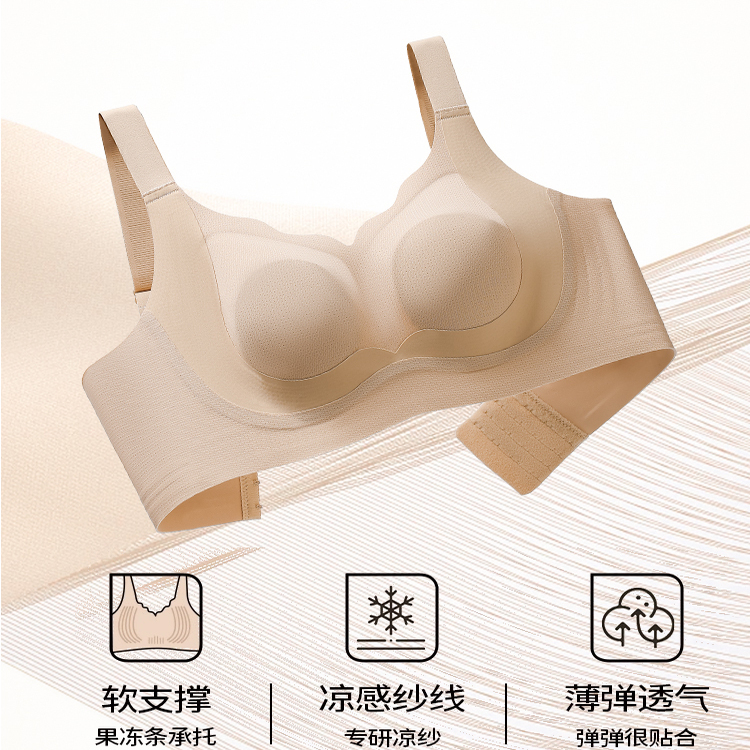 维多利亚凉感粉底液内衣：夏日必备，小胸也能自信满满✨