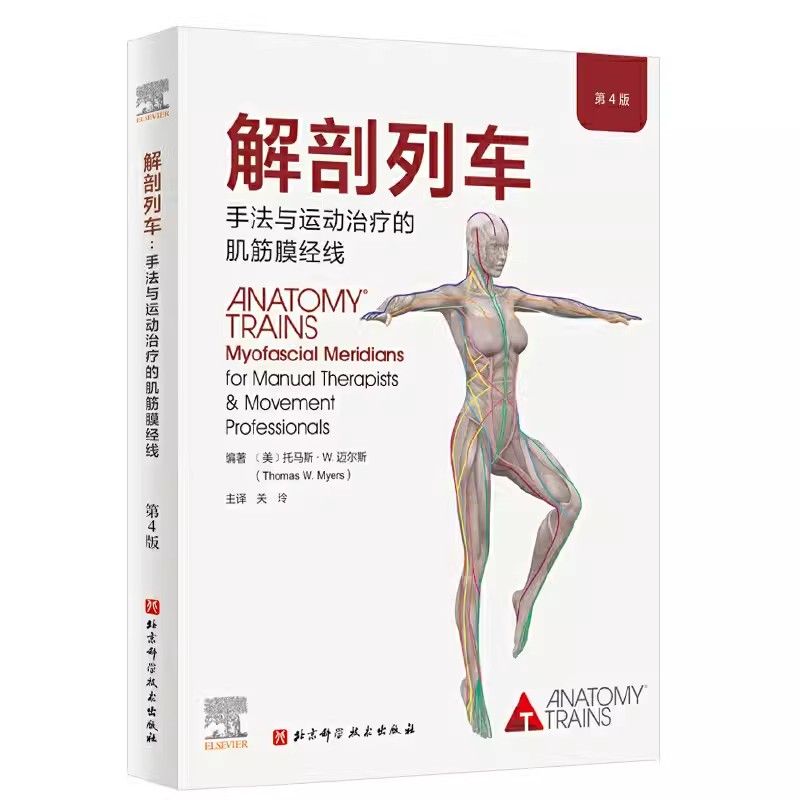 正版解剖列车 关玲 北京科学技术出版社 手法与运动治疗的肌筋膜经线 奈特人体解剖图谱医学基础教材书籍