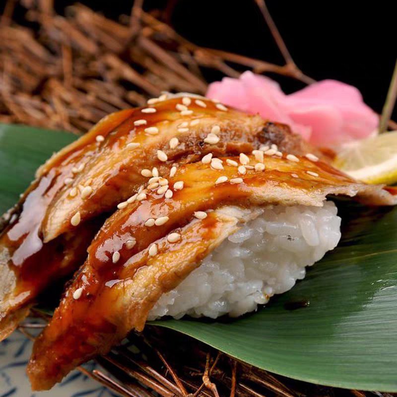 日本寿司料理蒲烧切片海鳗鱼片即食日式烤鳗鱼星鳗片20片带汁120G：味蕾上的日式盛宴！