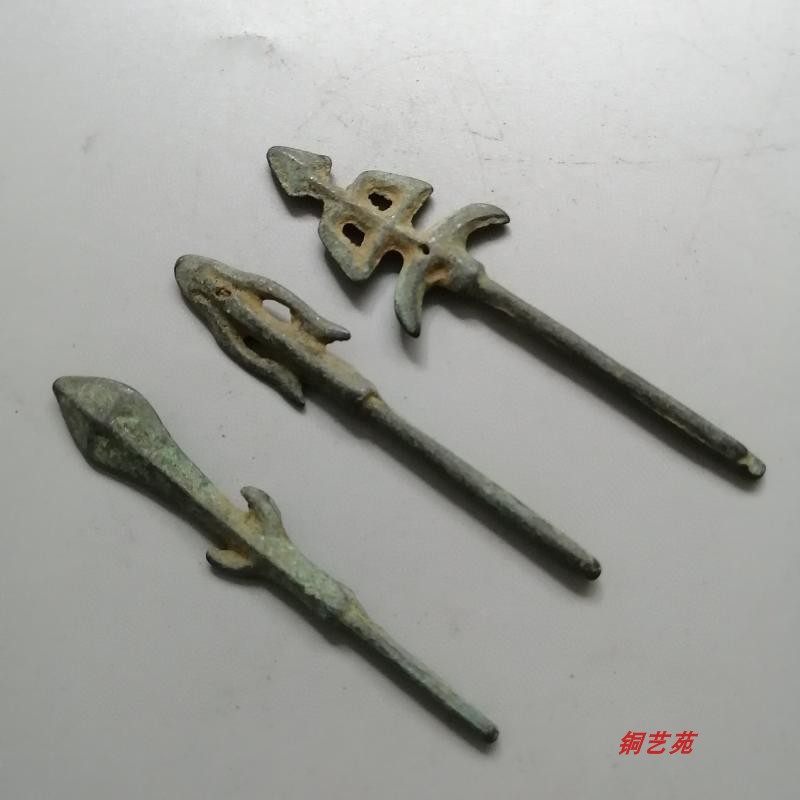 战汉青铜箭头：穿越千年的古玩收藏，你的居家摆件新宠！