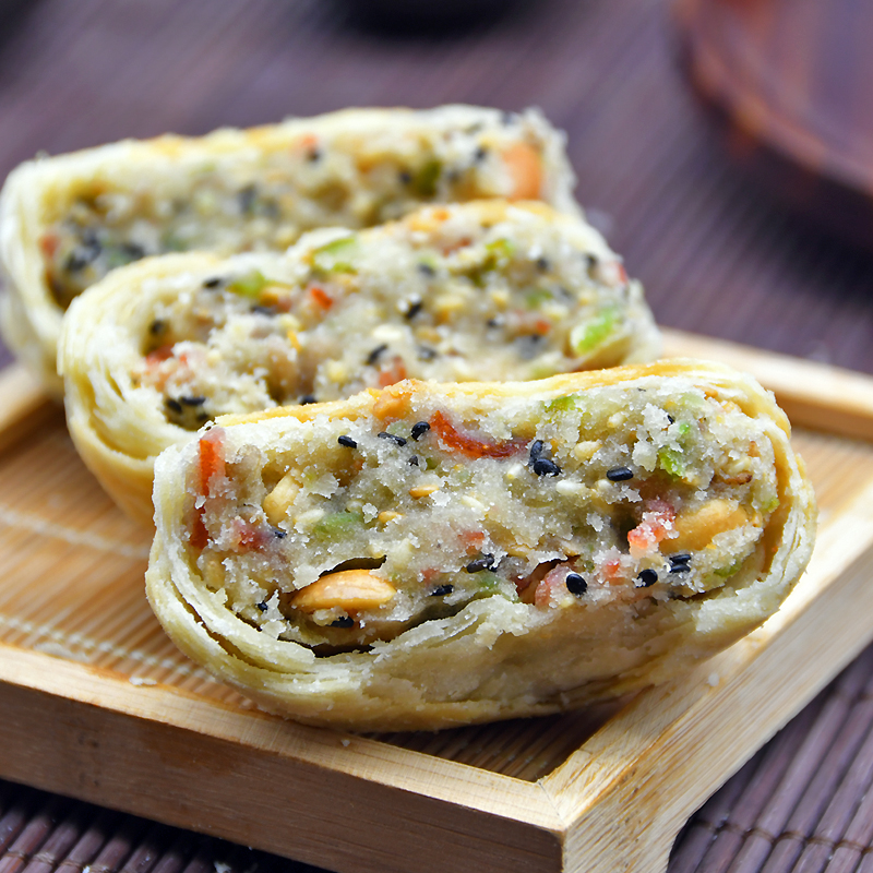 老五仁大月饼：中秋必备，传统口味，独立包装，批发散装任你挑！
