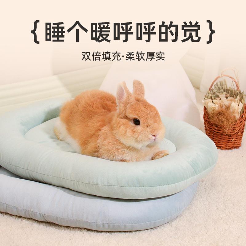 冬天宠物保暖新宠：umi兔子双面水晶绒趴趴垫，温暖小宠的专属棉窝！