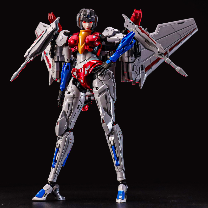 Collection Space CS-03：星星女王的变形奇遇，红色蜘蛛飞机模型等你来战！✨
