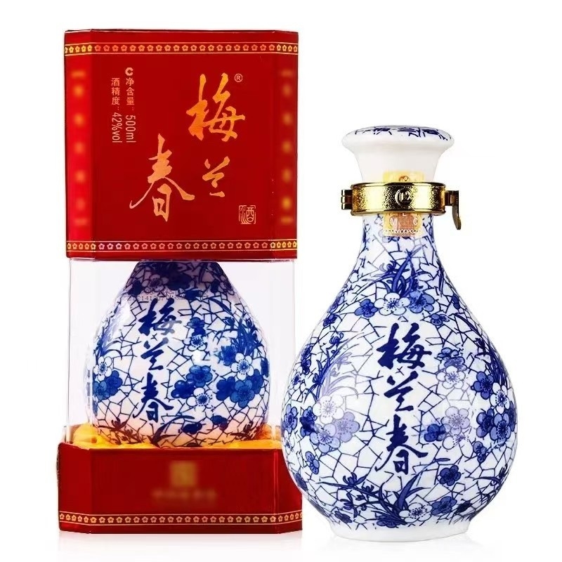 梅兰春3型白酒500ml：穿越时空的琼浆玉液，品鉴经典的魅力