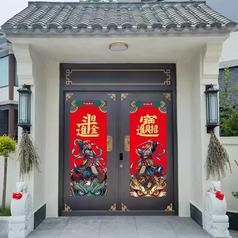 2025蛇年新款门神贴，守护你的家！️