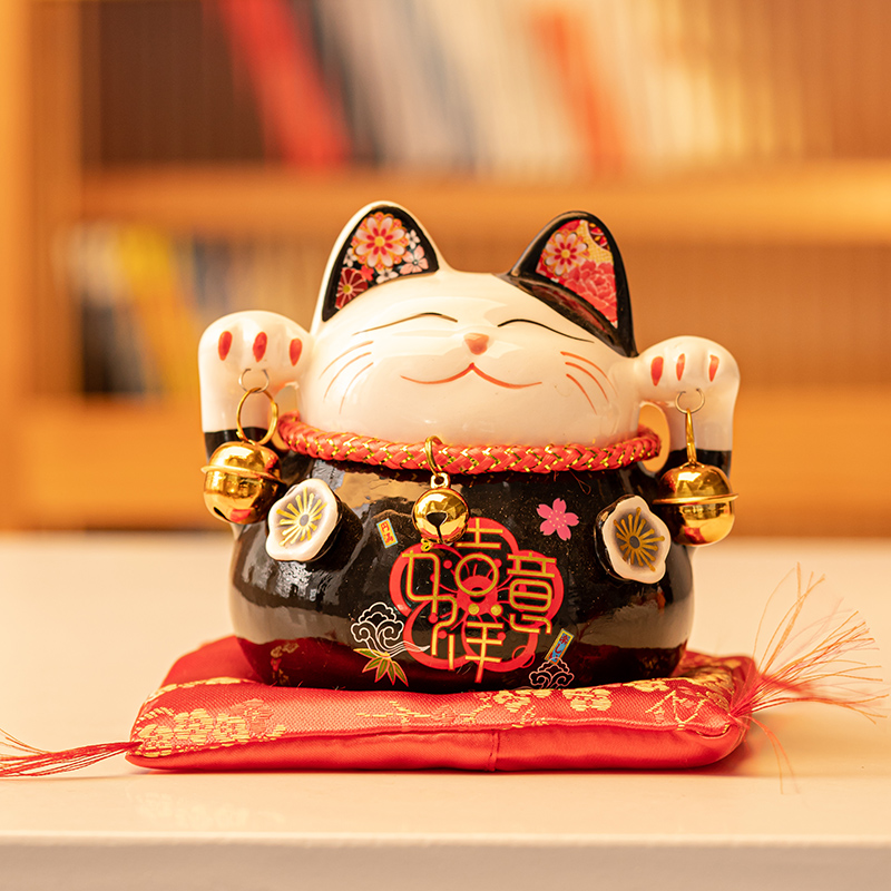 吉猫堂招财猫摆件太可爱了！开业送礼首选，家里瞬间变旺宅✨