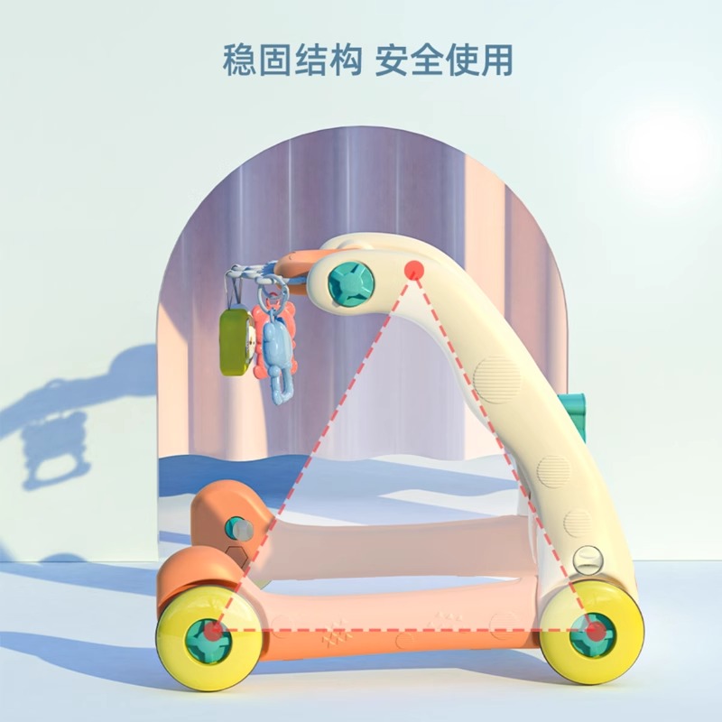 婴儿脚踏钢琴健身架学步车玩具，宝宝的第一步音乐之旅