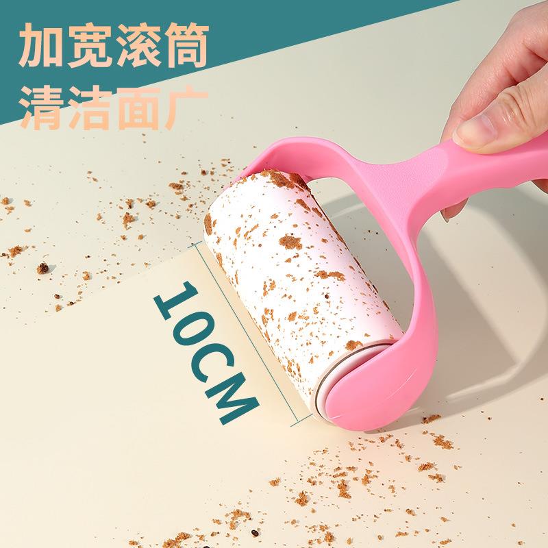 宠物猫毛克星！滚筒粘毛器+可撕式粘尘纸，拯救你的衣物神器✨