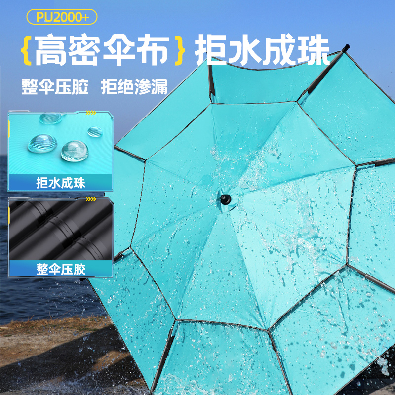 2025新款钓鱼伞：户外钓鱼新伙伴，万向防风遮阳神器！☀️