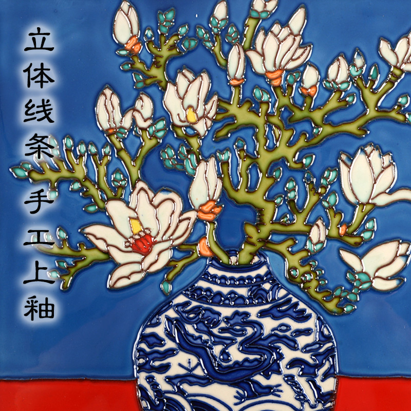 唐三彩瓷板画：传统艺术与现代家居的完美融合，让田园诗意装点你的家！