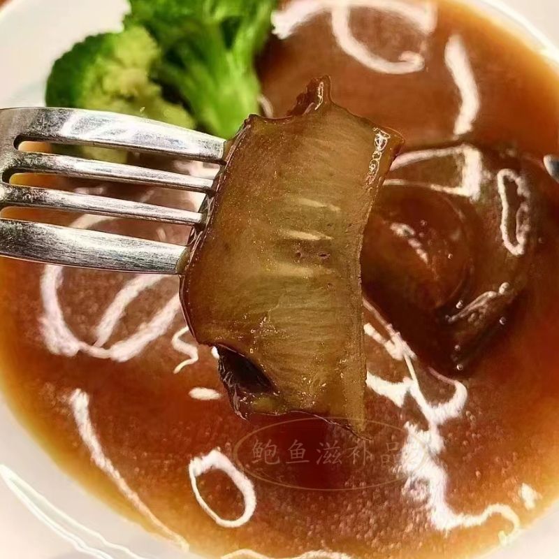 即食溏心鲍鱼：15头吉品干鲍熬制，酒店会所级私房菜鲍汁，一只价的秘密！