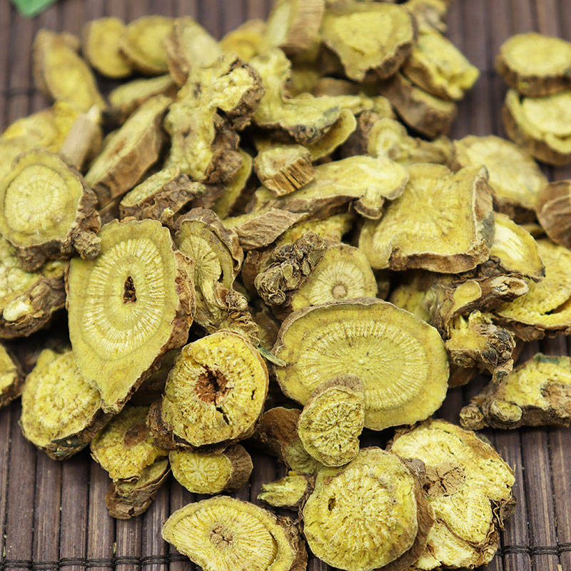 野生黄芩中药材500g：正品黄芩片、黄芩粉、黄芩茶，中药界的黄金搭档！
