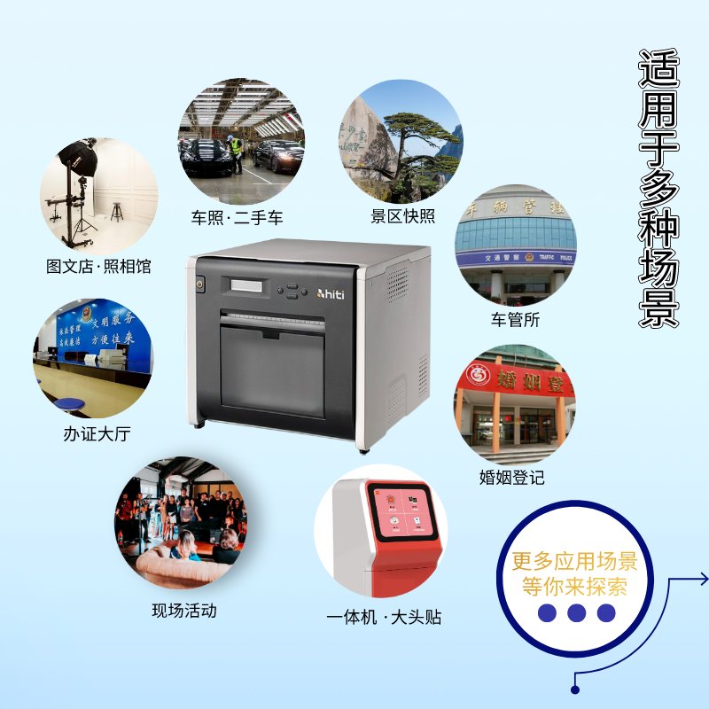 西铁城CX-02打印机：证件照商用神器，一键搞定6寸8寸热升华打印！✨