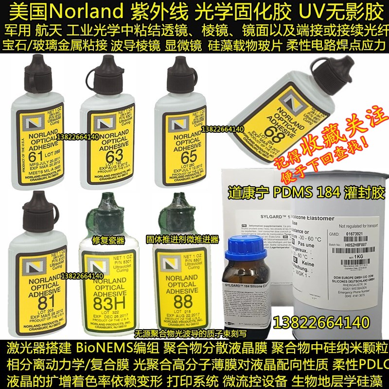 Norland NOA61 UV胶水：光学固化界的隐形冠军，揭秘它的神奇魔力！