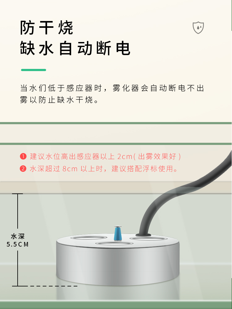 三头五头大雾量雾化器！造雾神器来袭，打造梦幻水景氛围感爆棚！
